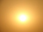 Photo of a hot sun